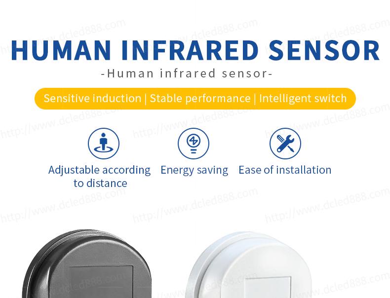 Adjustable 180° PIR Motion Sensor Detector