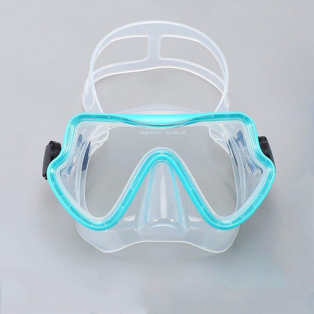 Cross-Border Anti-Fog Diving Goggles: Large Frame, Full Dry Silicone Snorkeling Mask for Adults