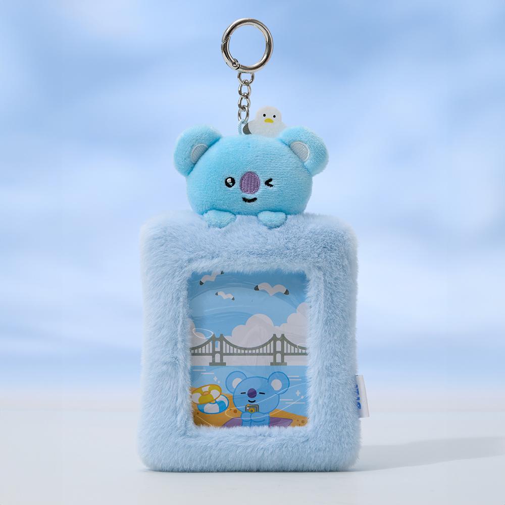 [[LINE FRIENDS] BT21 Busan Doll Photocard Holder Keyring