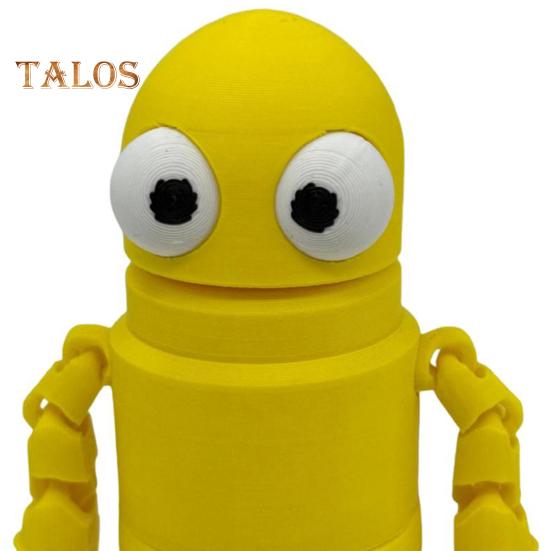 Desk Buddy Robot Ornament Collectible Robot Figurine Articulated Robot Buddy Gift for Video Game Fans Desk Decoration