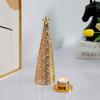 Gold Christmas Tree Candle Holder Iron Scented Candle Stand  Banquet