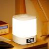 Portable Touch LED Night Light Time Display Touch Sensor Clock Night Light Remote Control Dimmable Light Desk Lamp