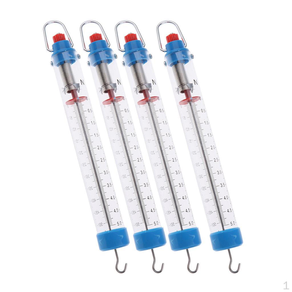 

4pcs 5N Meter Physics Experiments Tool Lab Experiment Made of Plastic Iron