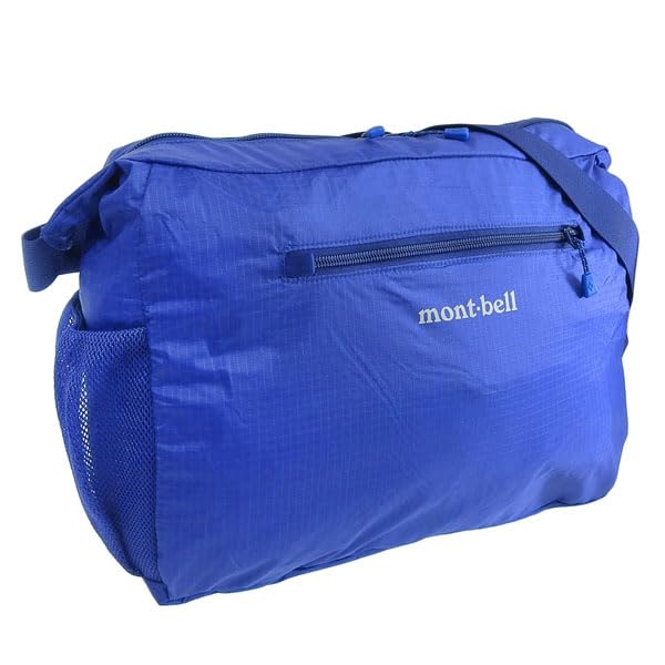 Montbell Light Shoulder M 1123970 shoulder bag, A4 size, nylon, packable, blue