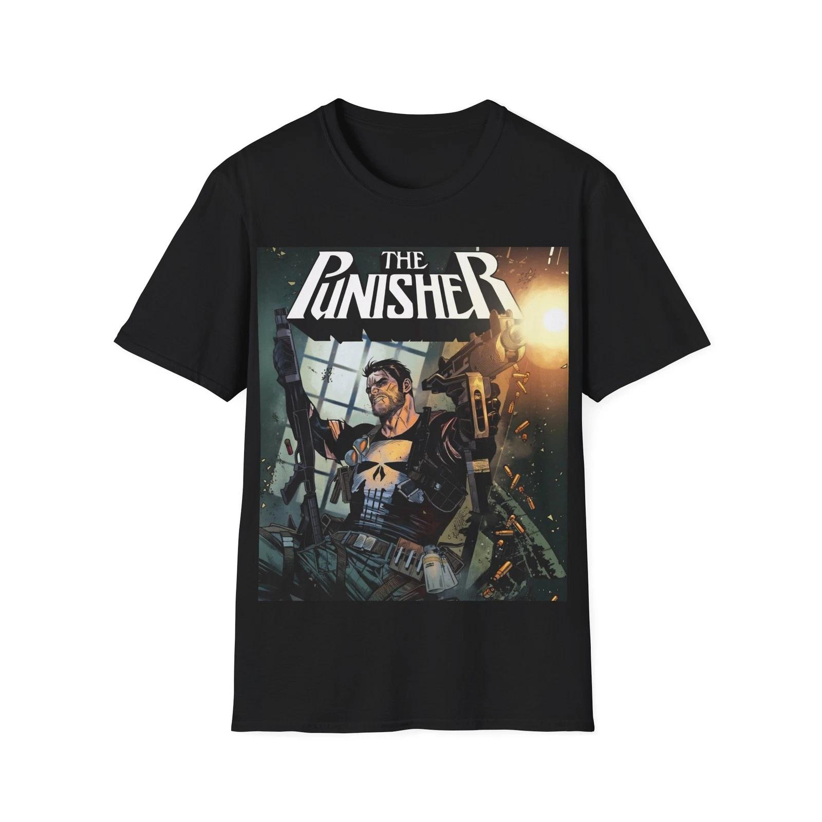 Punisher T Shirt Marvel Skull Vigilante Tee S