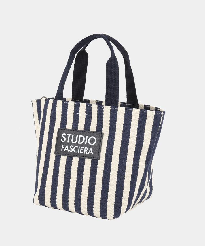 Fasciera Striped Mini Tote Bag_Nrea07
