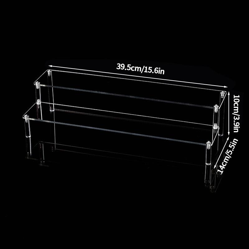 3/5/7 Ebenen Lidschatten-Palette Organizer Klarer Acryl Aufsteller Lippenstift Puder Desktop Kosmetikregal Make-up Halter