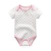 Kiddiezoom 5 Pcs Fashion Baby Boys Girls Bodysuits 100%Cotton Soft Newborn Clothes