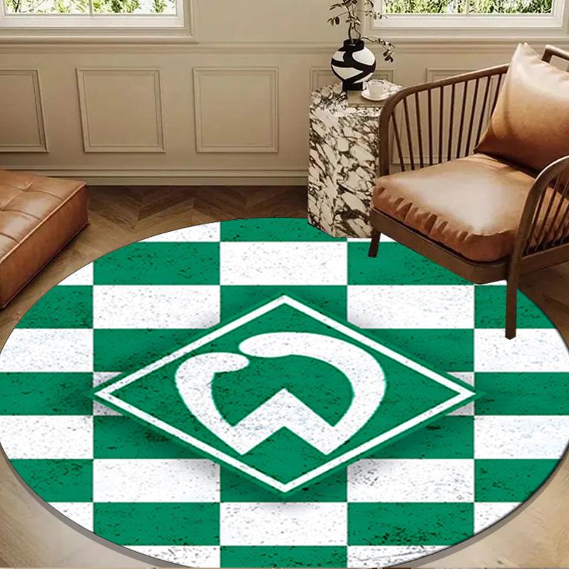 Grünes Bremer Wappen Runde Matte Heimdekoration, Stuhlunterlage Für Wohnzimmer, Schlafzimmer, Fußmatte Heimdekoration Geburtstagsgeschenk Weihnachtsgeschenke