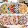 Pintura de Mandala de Madeira10 Recortes de Madeira Não Acabados com para Fazer Kit Artesanato de Mandala para Pintura Artesanato DIY Decorações para Casa