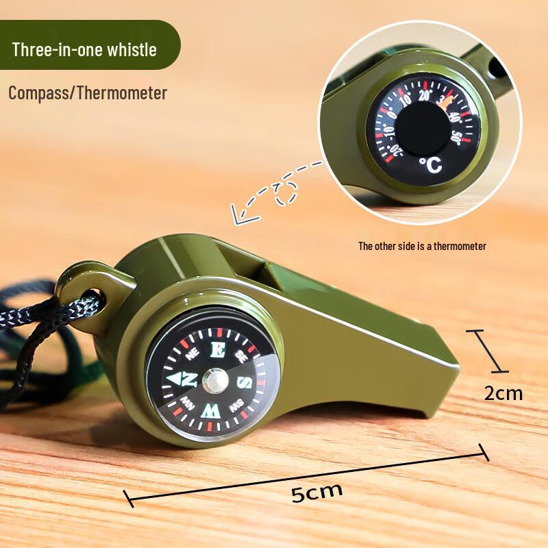 JunSui Outdoor Multi-function Survival Whistles