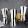 Jigger 1 pièces en acier inoxydable pour Bar à Cocktail, Design japonais, tasse à mesurer à Double esprit, accessoires de Bar à domicile, de fête, de Club