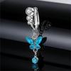 Fashion Butterfly Pentagram Non Perforated Navel Clip On Umbilical Navel Fake Pircing Zircon Cartilage Clip On Body Jewelry