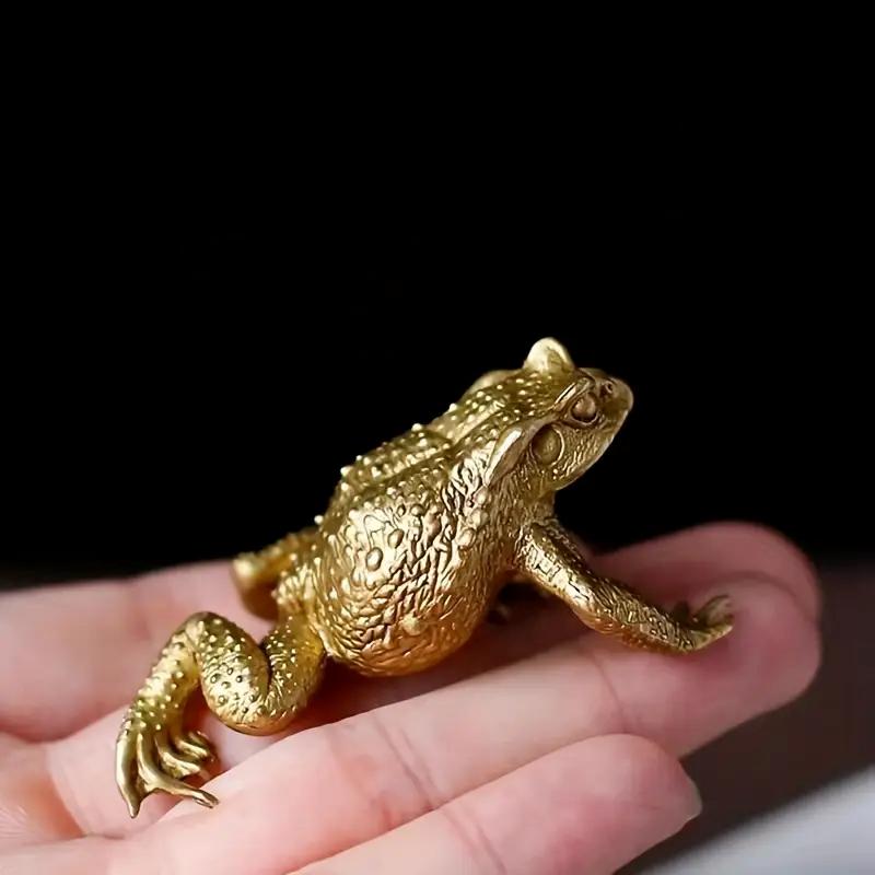 Copper Craft Brass Solid Cat Owl Statue Creative Animal Desk Ornaments Desktop Home Decoration Collectible Cute Statue Ornament