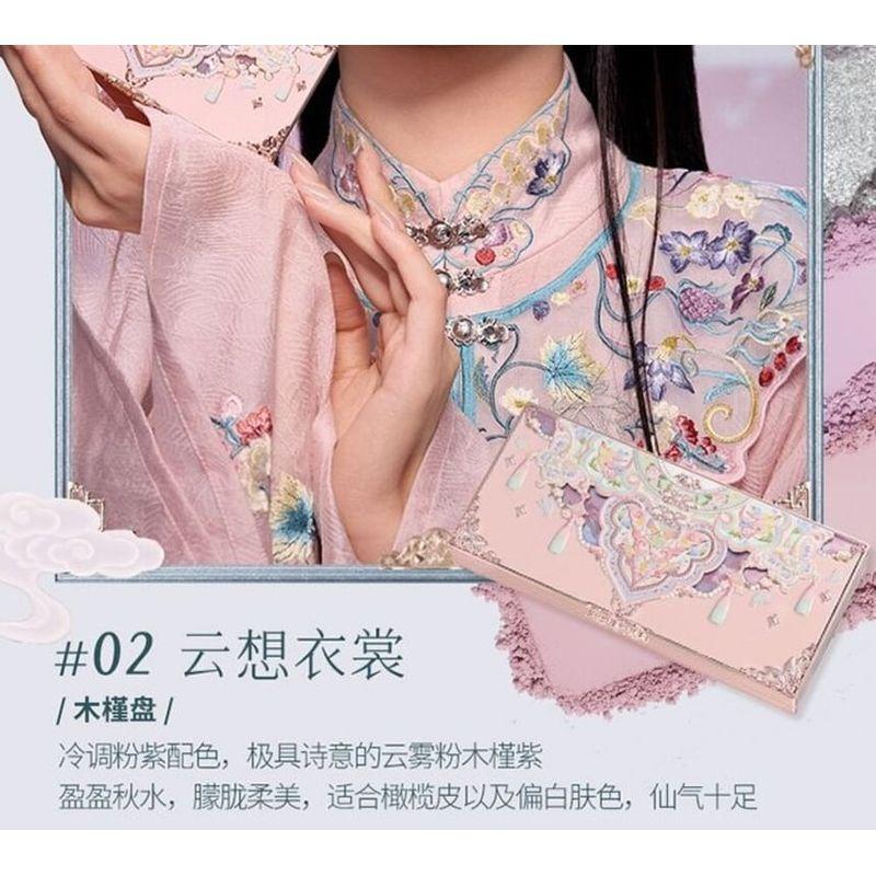 Flower Knows - Butterfly Cloud Collar Embossed Six-Color Makeup Palette - 02
