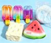 1/3/5/8 Squishy Vannmelon Isklump Blå Maltose Myk Leke Perle Is Hud Håndlaget Ball Stressavlastningsleke Myk Stressavlastning