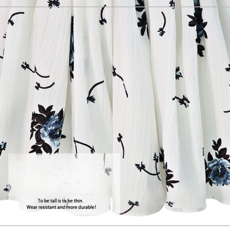 Dámske šortky s elastickým pásom A-Line Polka šortky Šortky s kvetinovou potlačou Elegantné šifónové šortky Voľné šortky Ležérne šortky s vysokým pásom Šortky so sťahovacou šnúrkou