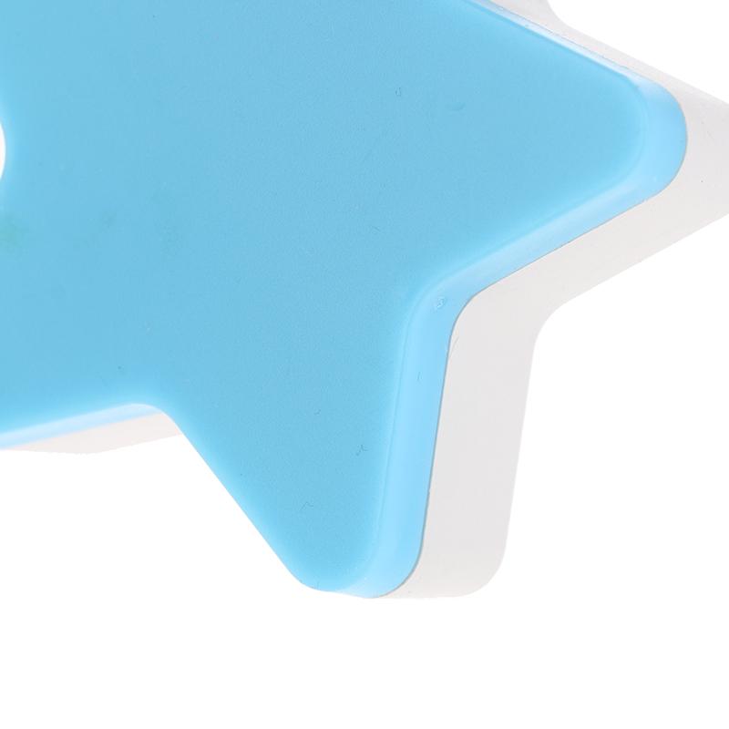 Us Plug Led Stars Night Lights Night Lamp Light Home Decoration Bedroom Bedside Baby Room Sleeping Wall Lamp Corridor Lighting