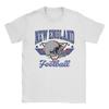 Mens New England T Shirts 100 Cotton Tops Hipster Short Sleeve Crew Neck Tee Shirt Football Printed TShirt