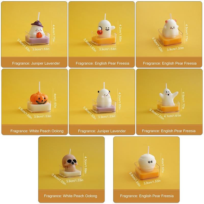 Halloween Artificial Creative Gift Ambience Aromatherapy Candles Handmade Simulated Pumpkin Ornament 8 Styles