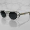 Women's Oval SS Horn-Rimmed Round Sunglasses