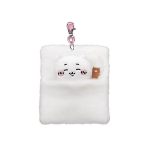 

Chiikawa Plush Toy Futon Reel Pass Case Sleeping Chiikawa - білий