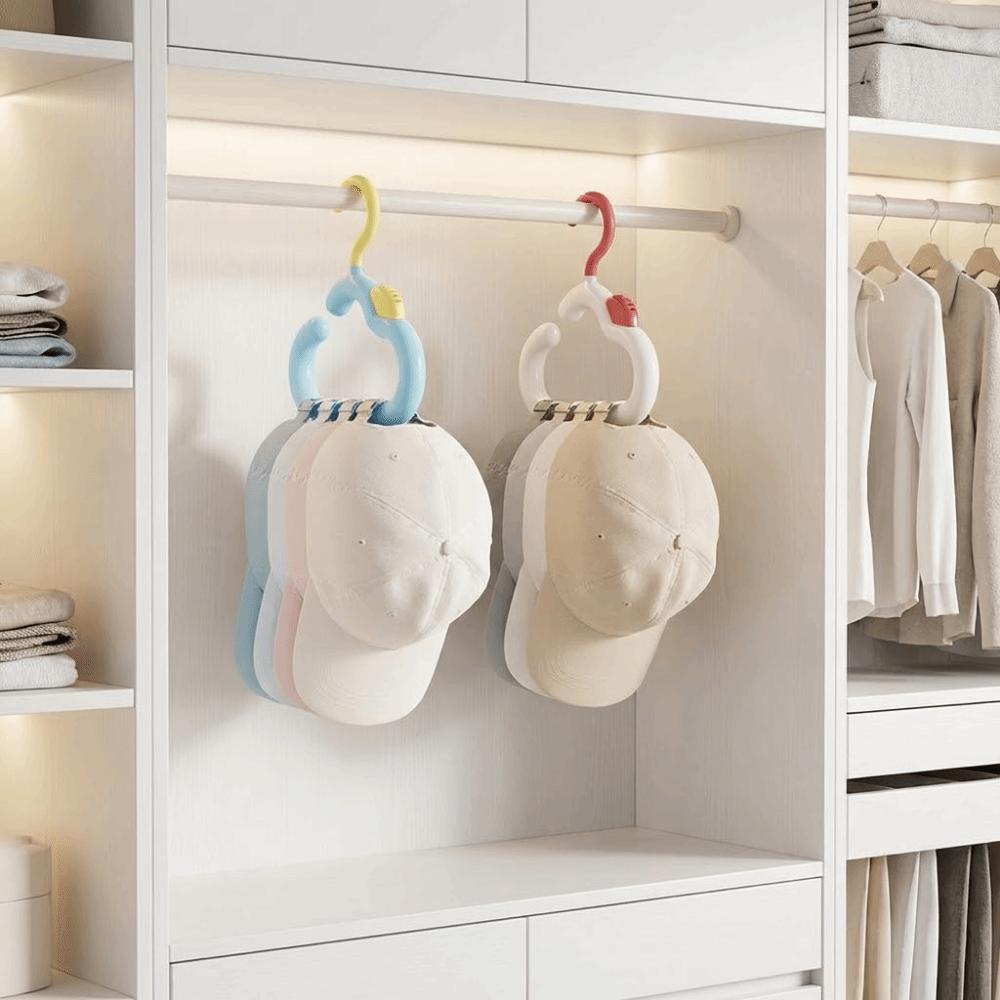 2PCS Space Saving Dopamine Aroma Cloud Hook Colorful Plastic Hat Storage Hanger Anti Slip Hanging Clothes Hanger Home Use