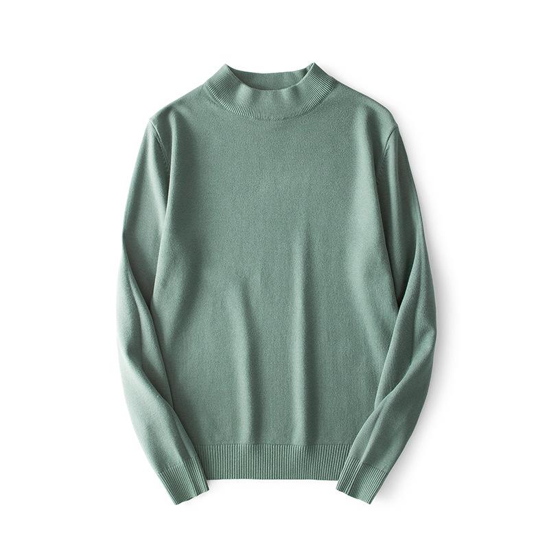 Men's Luxurious Warm Knit Half Turtleneck Slim-Fit Sweater