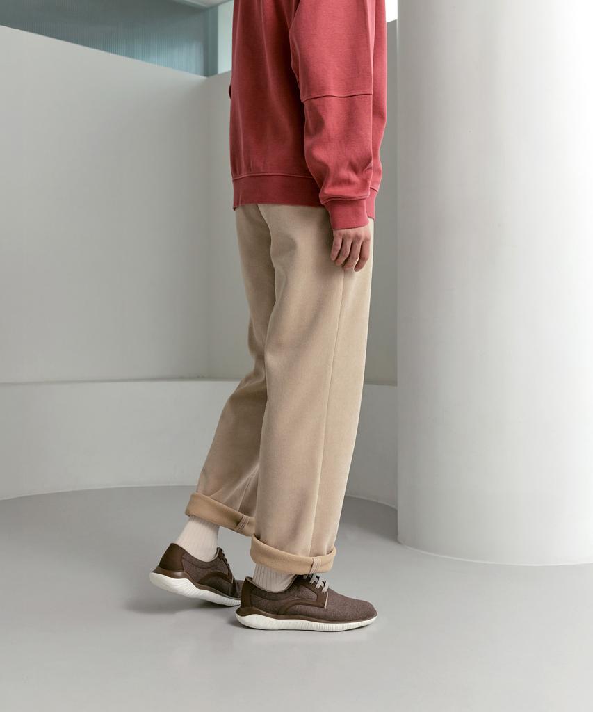 Ksns Urban Trek Wool Rib, Brown - Barefoot Shoes [Men'S]