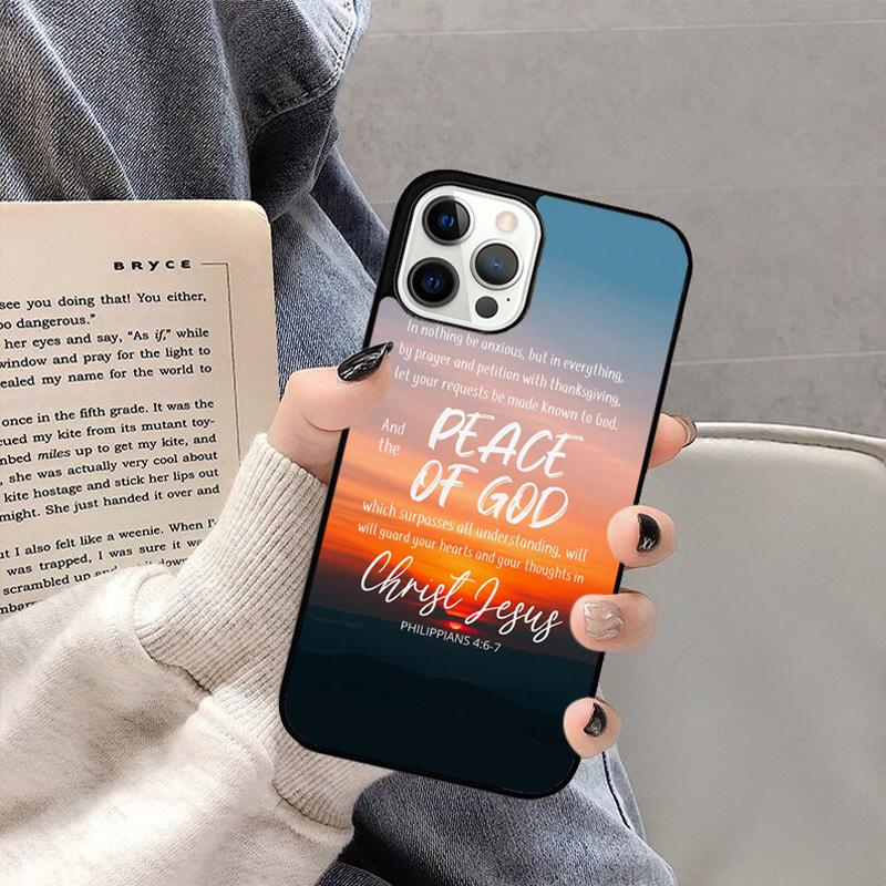 Bible Philippians Jesus Christ Phone Case For iPhone 17 Air 16 15 14 plus 11 12 13 Pro Max coque Cover Shell