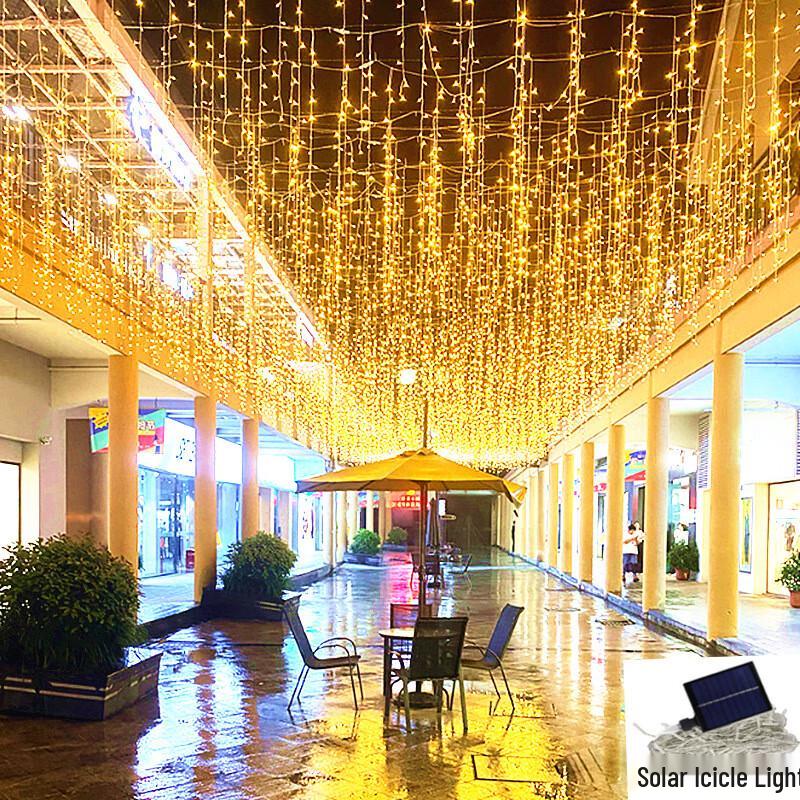 AiriYi LED Waterproof Waterfall String Lights