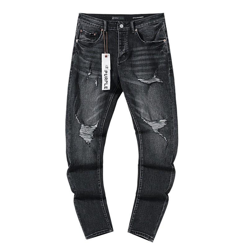 Jeans de Hombre Rectos con Parches Desgastados Estilo Vintage High Street Pantalones Casuales