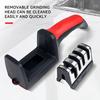 Ergonomic and Easy To Use Knife and Scissors Sharpening Kit with 3/4 Stage Sharpening for Slicing Meats & Vegetables Kitchen