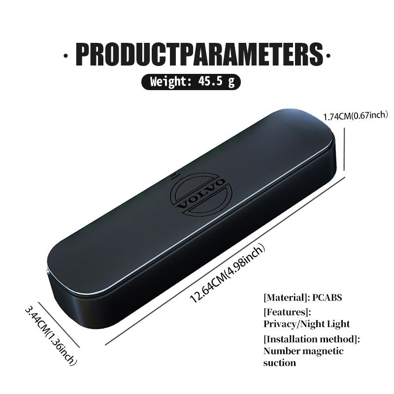 For Volvo Car Temporary Parking Phone Number Digital Moving Number Plate V60 V50 V40 S80 S60 S90 C40 XC40 V70 XC70 XC60 XC90