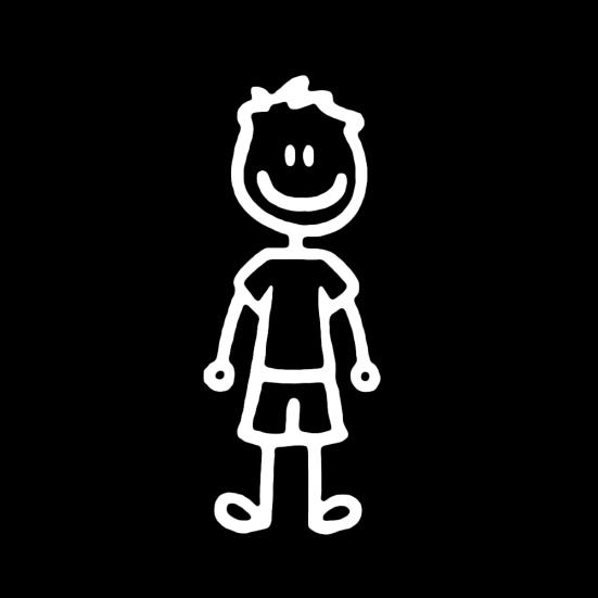 Funny Family Member Dog Cat Figure Pet Decor Car Sticker Decal for Window Door