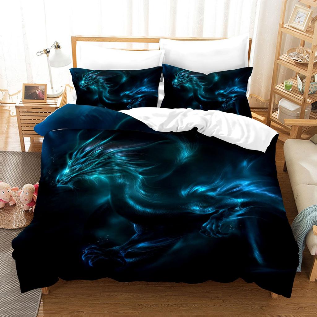 Game 3D Digital Printing Kit Quilt Set Three-Piece Set