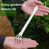 2 Pcs Bonsai Tree Root Rake 3-Prong Stainless Steel Hand Rake Home Gardening Mini Rake for Loosening Soil Potted Plants