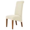 Elastic Home Hotel Dining Chair  High Back Chair Cover  Corn Fleece Cloth