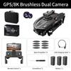 A16 GPS Drone with HD Dual Camera Brushless Motor Optical Flow Obstacle Avoidance Professional RC Quadcopter Helicopter Toy