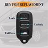 Keyless Entry GQ43VT14T Key Fob Replacement Fits for 2002-2006 Toyota Camry Corolla Matix Pontiac Vibe Car Remote Keys, 315MHz