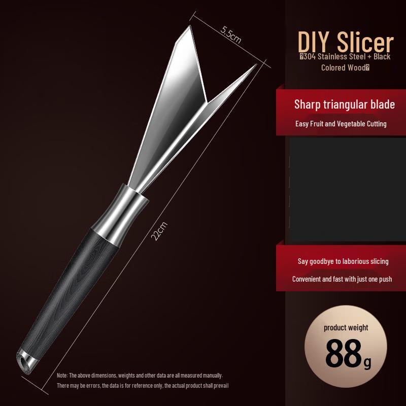 ZISIZ 304 Stainless Steel Fruit Slicer
