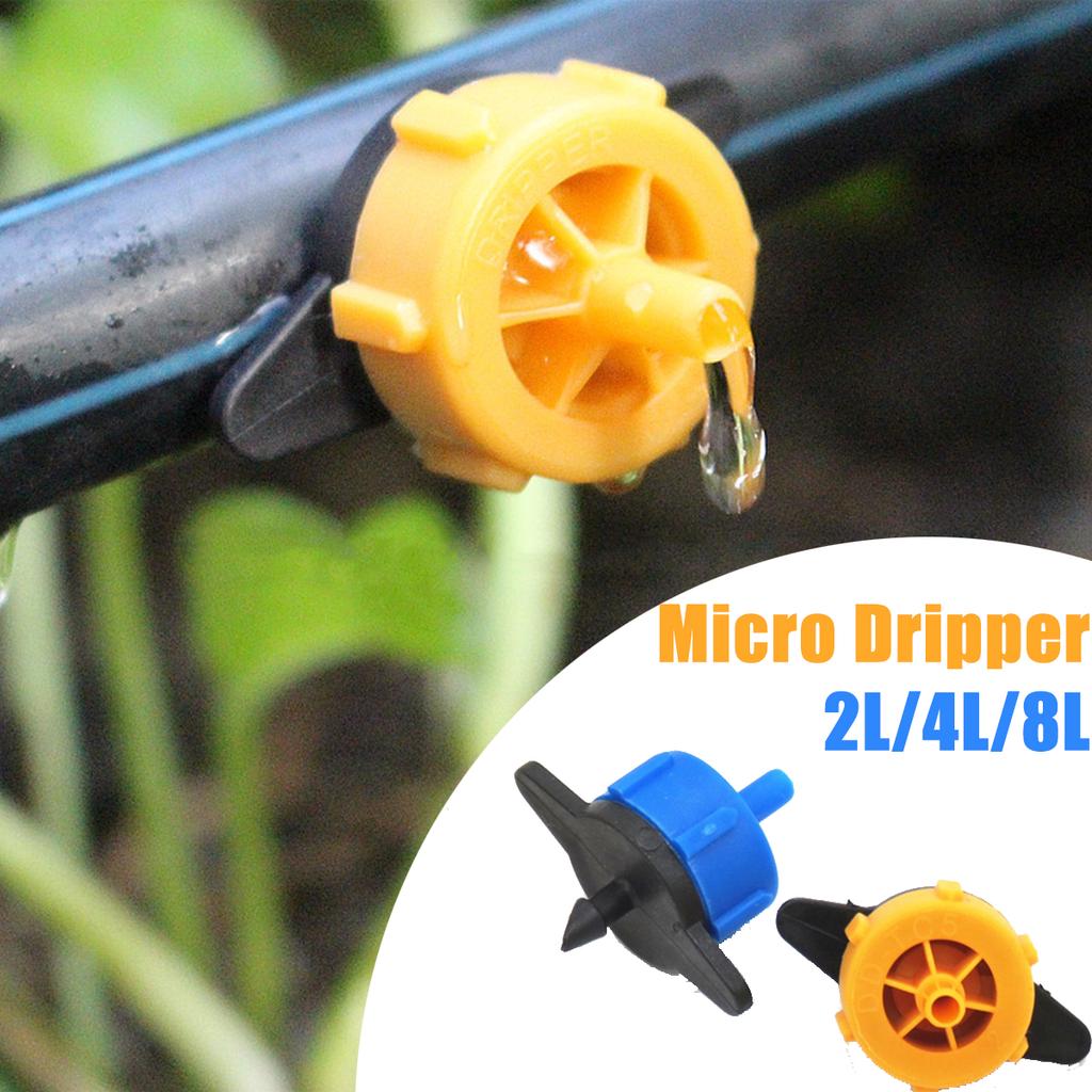 Buy 100pcs Drip Emitter Garden Watering Pressure Compensating