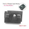 2x Front Bumper Center Fixing Bracket Holder Plate Frame Plastic Left & Right Side For Model 3 1084171-00-F 1084172-00-F