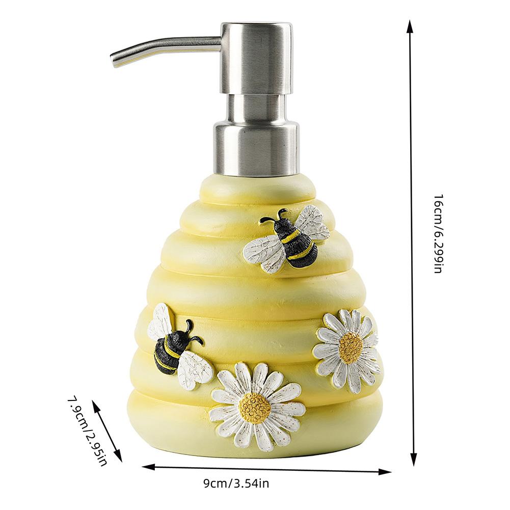Bathroom Liquid Soap Dispensers Reusable Hand Pump Dispenser Bottle Cute Dinosaur Bottle Prevent Leakage for Cosmetics Detergent