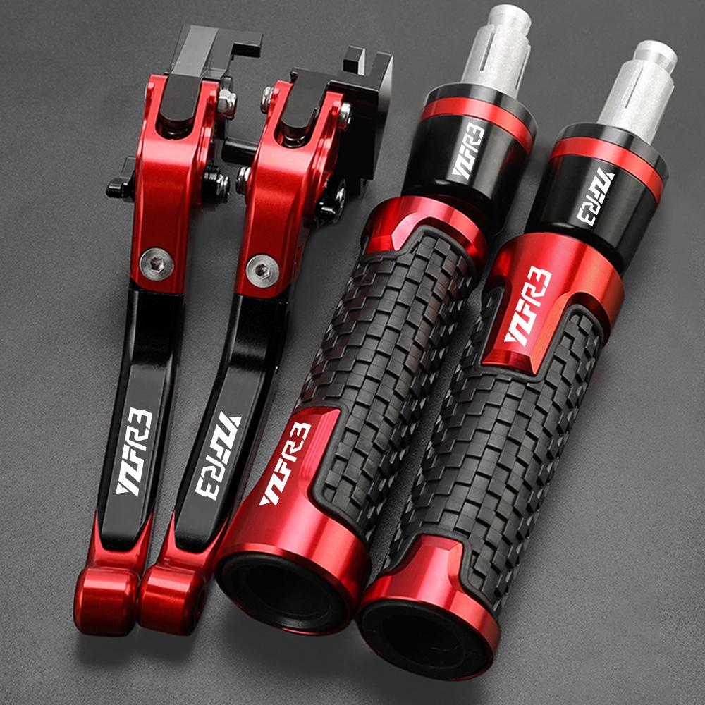 Accessori Moto Leve Freno Frizione Regolabili Estremità Manubrio Per YAMAHA YZFR3 YZF R3 2015 2016 2017