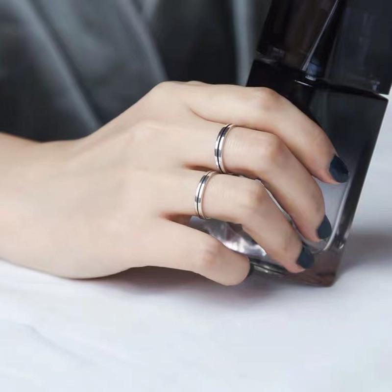 Beixi Women s Thin Retro S925 Sterling Silver Minimalist Open Adjustable Ring Open Adjustable