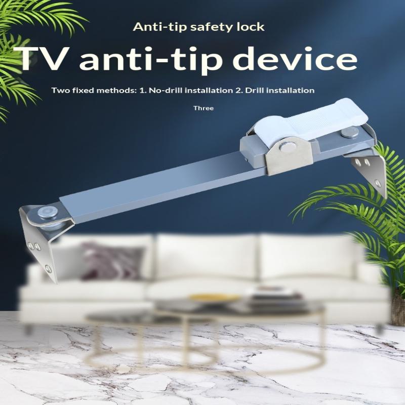 1/2 Stuks Anti-Omvalapparaat Veiligheidsbeugel Verstelbare Muuranker Bureau Standaard Stabilisator Kindveilige Meubels Omvallen