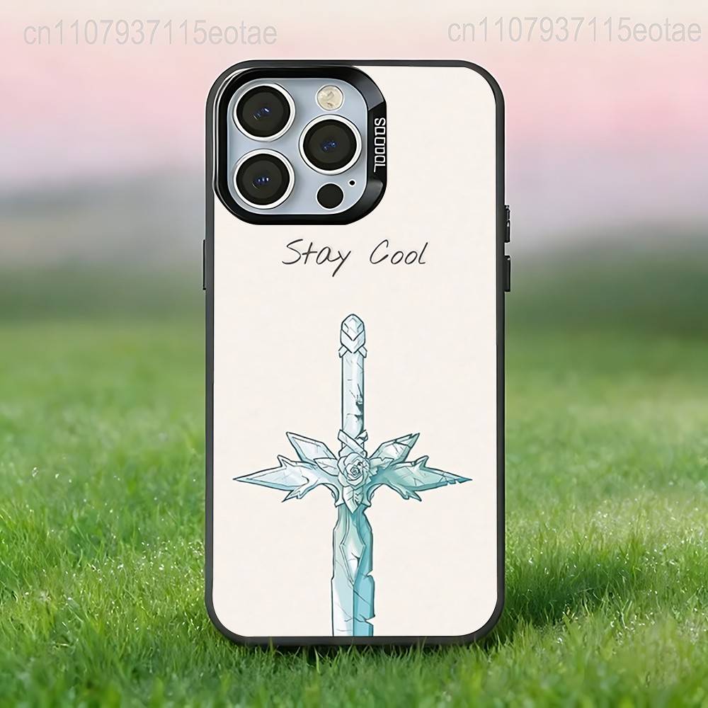 

S-Sword Art Online SAO Kirigaya Black Phone Case Compatible with iPhone 17 16 15 14 13 12 11, Pro, Max, Plus, E, Air, Mini iPhone13