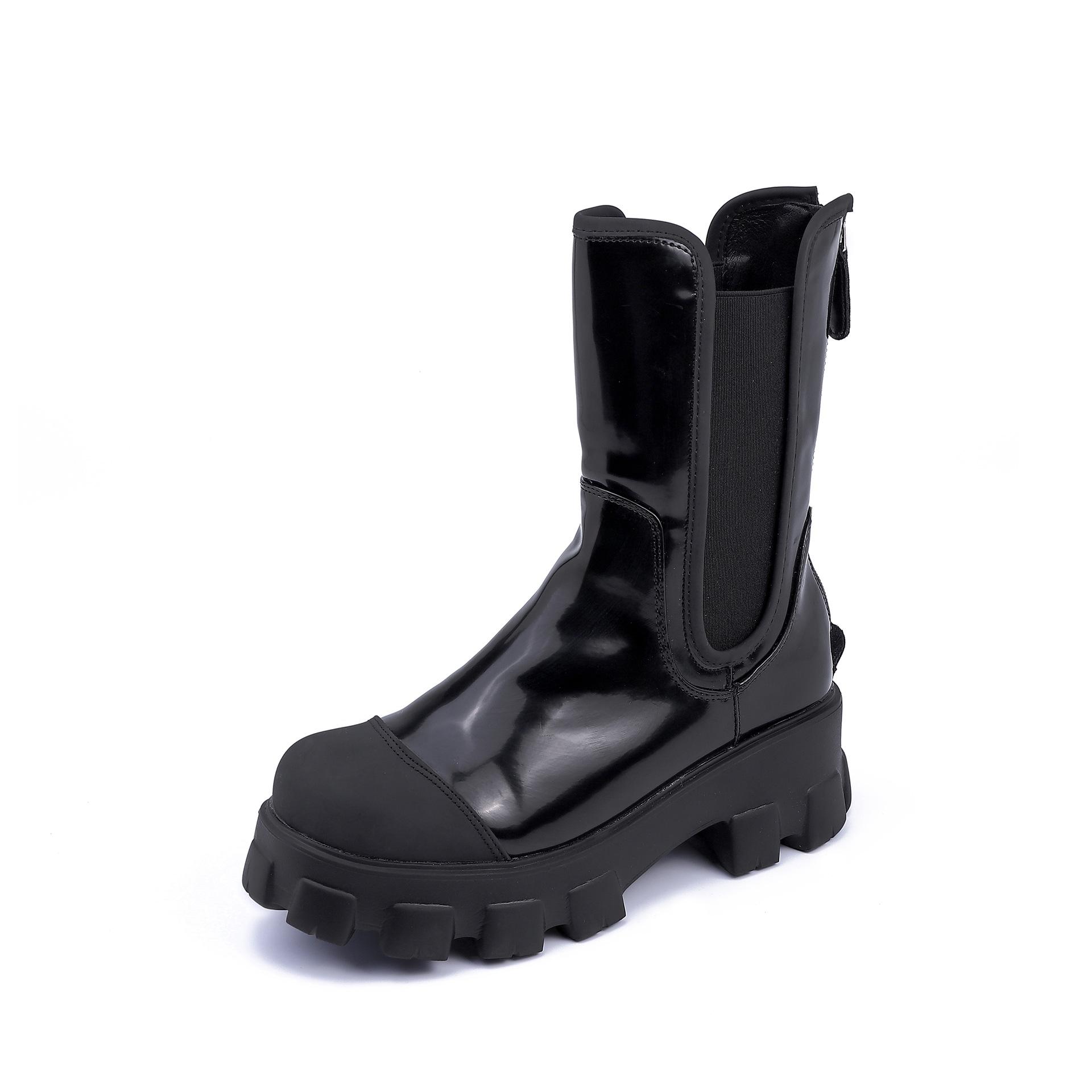 

Короткие ботинки челси интернет-знаменитости, модная платформа, ботинки-локомотивы интернет-знаменитости, ботинки как у звезды Рут, крутые женские ботинки 40