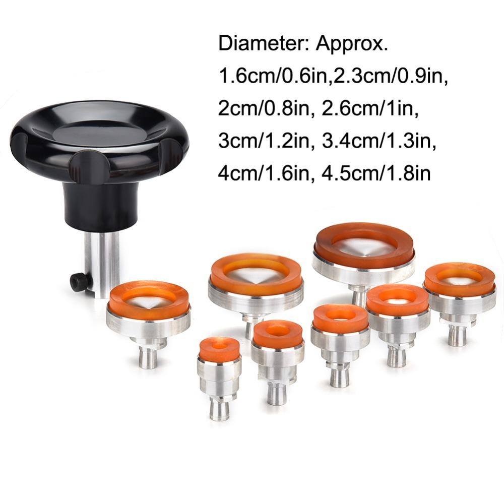 9Pcs Durable Soft Rubber Watch Opener 8pcs Set Suction Case Opener Threaded Scratch-free Repair Tool DIY Repair